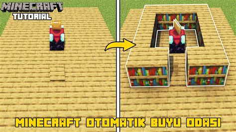Minecraft Otomatik Büyü Masası Odası Nasıl Yapılır l Minecraft