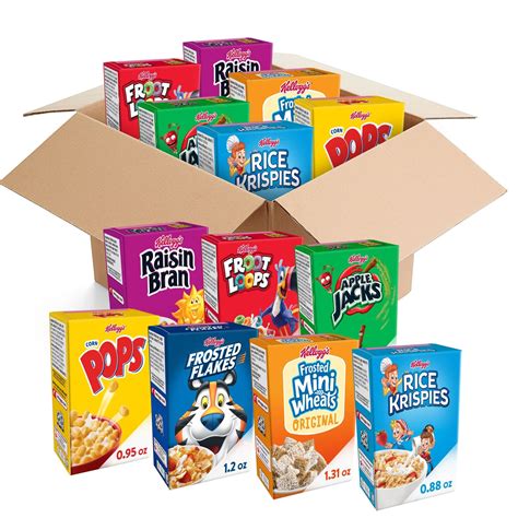 Buy Kelloggs Breakfast Cereal Variety Pack Assortment Varies Single