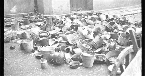 This Jewish Photographer Documented A Nazi Controlled Ghetto Food Pails And Dishes Left Behind