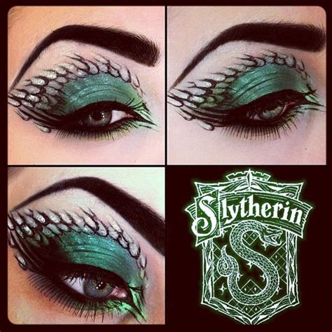 Amazing Slytherin Inspired Eye Make Up Eye Makeup Designs Eye Makeup