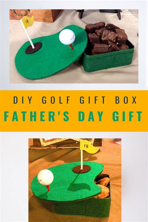 Amazing Diy Golf T Box Diy Golf Ts Diy Fathers Day T