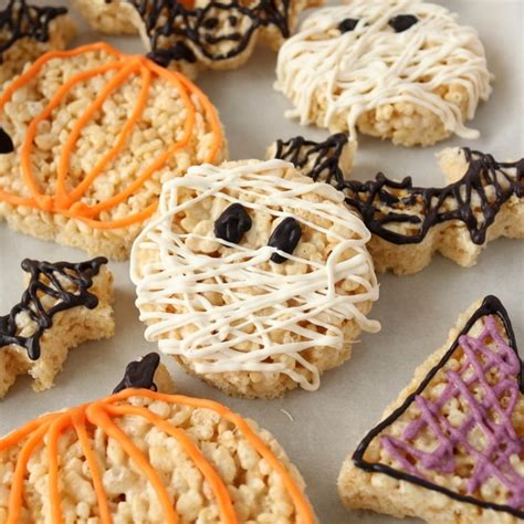 Easy Halloween Rice Krispie Treats Spooky And Delicious Kitchen Cents