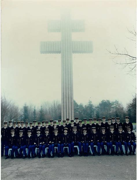 Photo de classe 350 ème promotion de 1991 Ecole Gendarmerie Chaumont