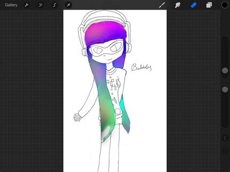 My Inkling Wip By Bubbles The Budgie On Deviantart