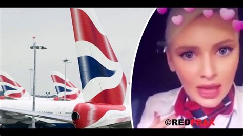 British Airways Flight Attendant Causes Outrage With Racist Snapchat Rant Youtube