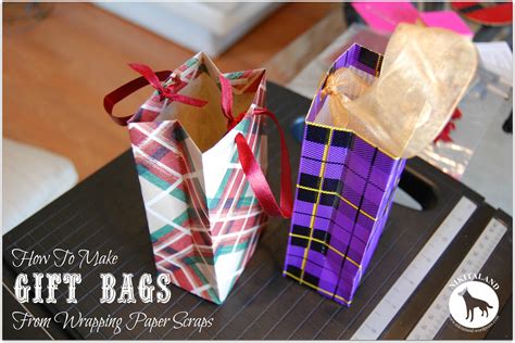 How To Make A T Bag From Wrapping Paper Scraps Nikitaland