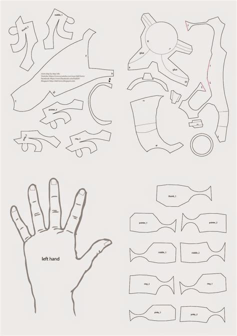 I tried replicating iron man mark 85 and mark. Dali-Lomo: Iron Man Hand DIY with cereal box (PDF template)