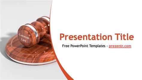 Free Common Law Powerpoint Template Prezentr Ppt Templates