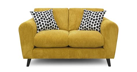 Honey Formal Back Small 2 Seater Sofa Dfs