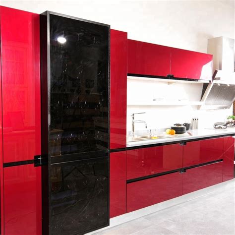 Cheap kitchen cabinets, buy quality home improvement directly from china suppliers:high gloss red integrated kitchen design enjoy free shipping worldwide! High Gloss Kitchen Cabinets,Fashion Red And Black Kitchen ...