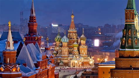 Moscow In Winter Time Wallpapers And Images Wallpapers Pictures Photos
