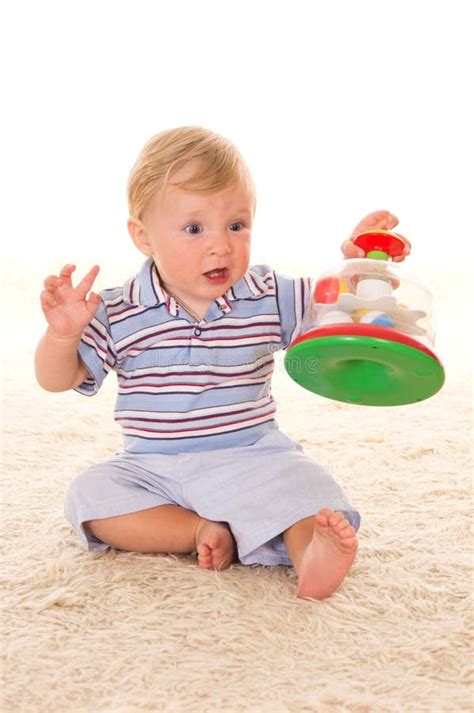 Little Boy On Carpet Stock Photo Image Of Child Relax 20856404