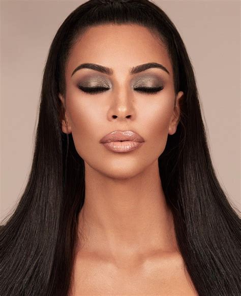 Kim Kardashian Black Smokey Eye Makeup Tutorial