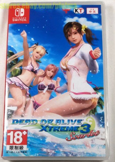 Dead Or Alive Xtreme 3 Scarlet Brand New Nintendo Switch Game Asian
