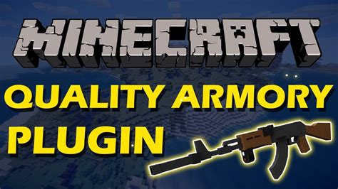 Guns And Grenades In Minecraft With Quality Armory Plugin Youtube