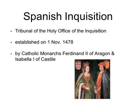 The Spanish Inquisition And Auto De Fé Gr12 Geng 2 Emily Ppt Download