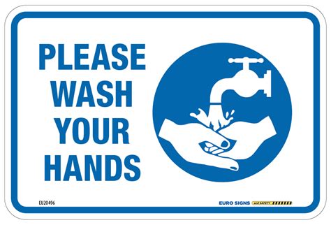 Please Wash Your Hands Printable Sign Spread Love Not