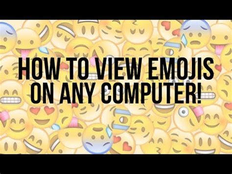 Key combination (i.e., the windows key and a period or the windows key and a semicolon). How to view emojis on any computer! - YouTube