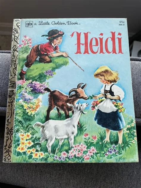 Heidi Adapted From Original Story By Johanna Spyri Vintage Golden Book 1200 Picclick