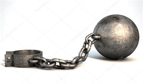 Ball And Chain Isolated Stock Photo By ©albund 59646647