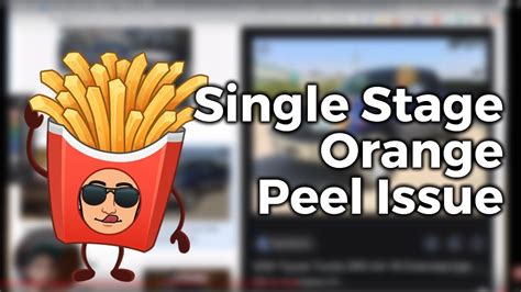 🚗 Single Stage Orange Peel Issue How To Avoid Orange Peel In Your