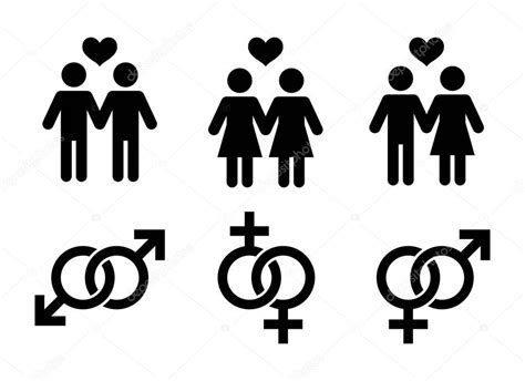 Same Sex Couples Flat Icon — Stock Vector © Kharlamovalv 136017702