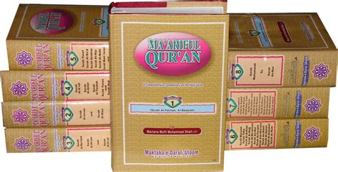Maariful Quran 8 Volumes Maulana Mufti Muhammad Shafi Dawah Books