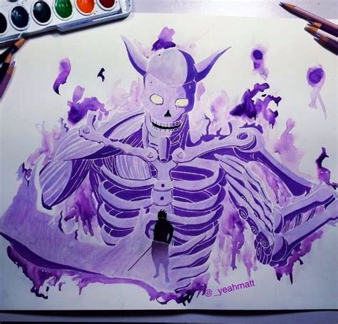 Dibujos Para Colorear De Sasuke Susanoo Skeleton Imagesee