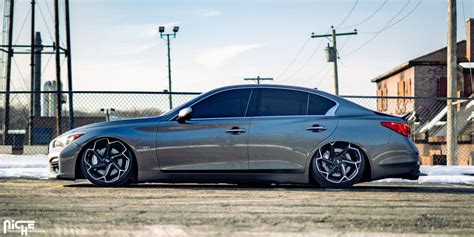 Get Twisted With This Infiniti Q50 Red Sport 400 On Niche Wheels
