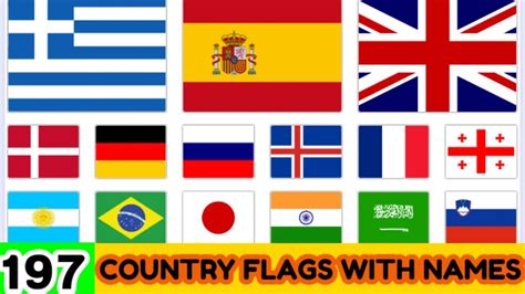 Flags Of The World All Countries National Flags Youtube