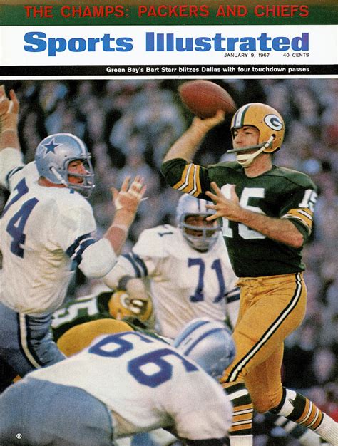 Green Bay Packers Qb Bart Starr 1967 Nfl Championship Sports
