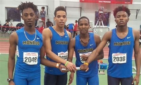 Monroe College Mens Track And Field Team Places Sixth At Millrose