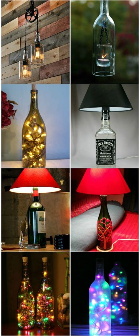 Diy Bottle Lamp Make A Table Lamp With Recycled Bottles