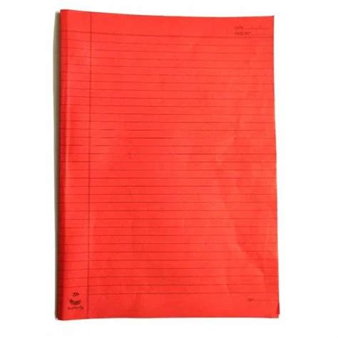 A4 120 Gsm Colored Ruled Project Paper At Rs 16pack Project Paper In