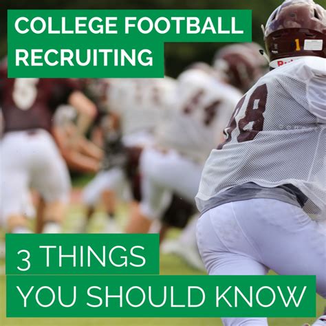 6 College Football Recruiting 3 Things You Should Know Sports Mastery