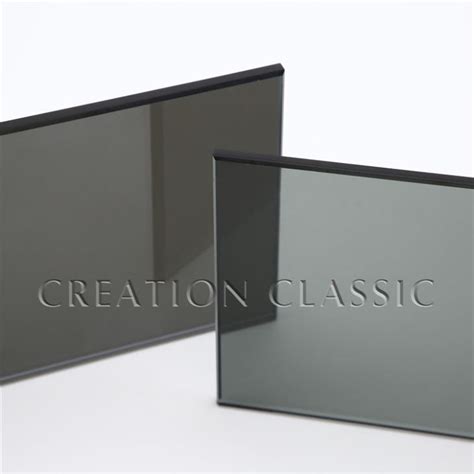 Dark Grey Reflective Glass With Ce And Iso And Sgs Certificate Suppliers