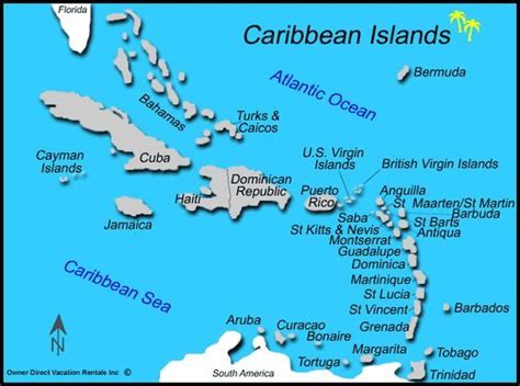 The Best Caribbean Island For Your Vacation Caribbean Islands Map