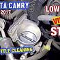 Throttle Body Cleaning Toyota Camry