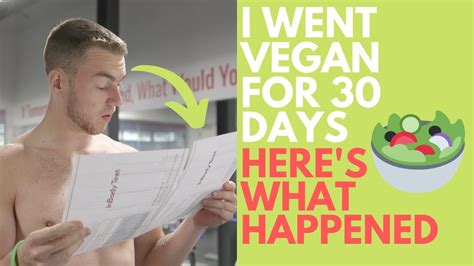 I Went Vegan For 30 Days Heres What Happened Youtube