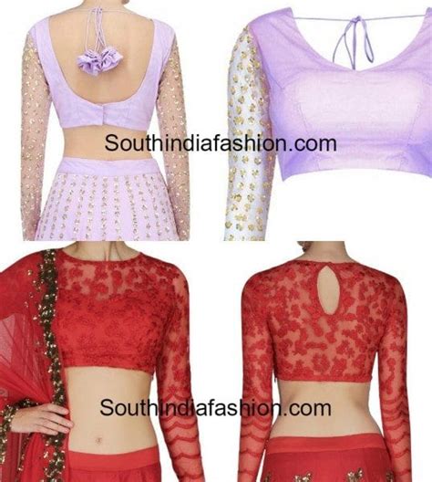 Stunning Net Blouse Designs South India Fashion