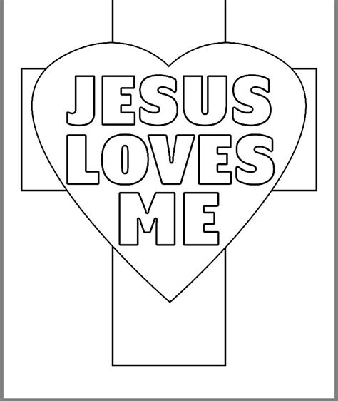 Jesus Loves Me Printables