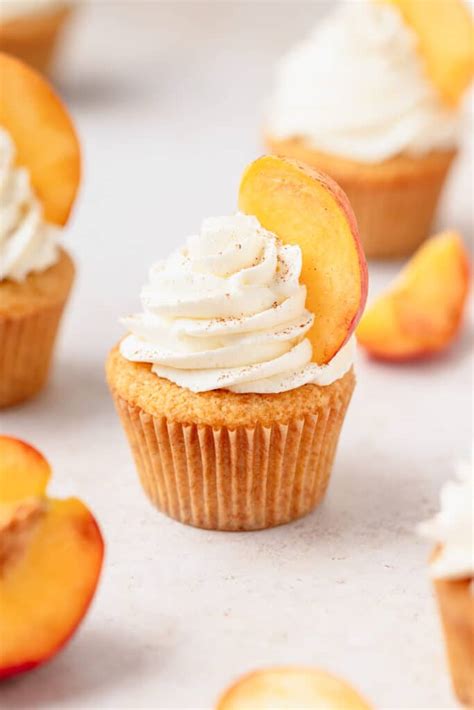Easy Homemade Peach Cupcake Recipe Atonce