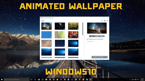 How To Make Animated Wallpaper Windows 8