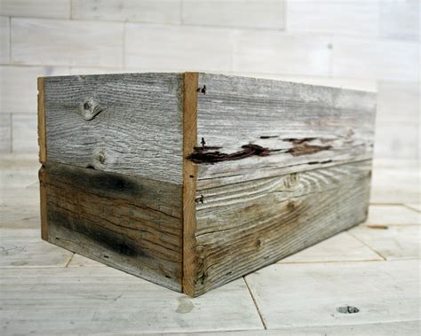 Hand Made Barn Wood Box By Historicwoods By Lunarcanyon
