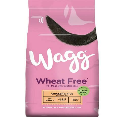 Wagg Wheat Free 2kg 12kg Chicken Rice Complete Dog Food Pet Bp