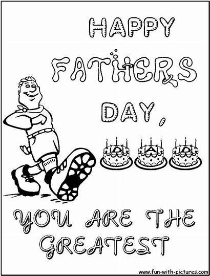 Coloring Fathers Happy Pages Printable Father Colouring