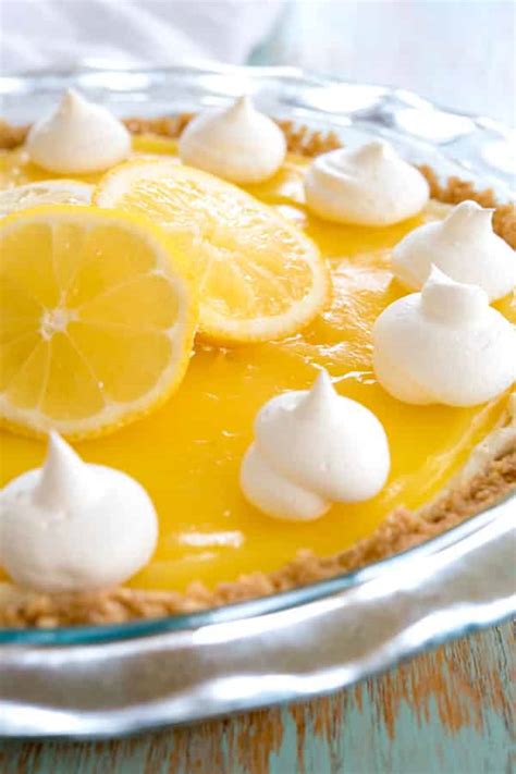 Maybe you would like to learn more about one of these? Lemon Cream Cheese Pie (no bake!) | Kitchen Gidget