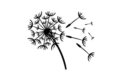 Dandelion, pack, dandelions, dandelions vectors, dandelions vector. Dandelion (SVG Cut file) by Creative Fabrica Crafts ...