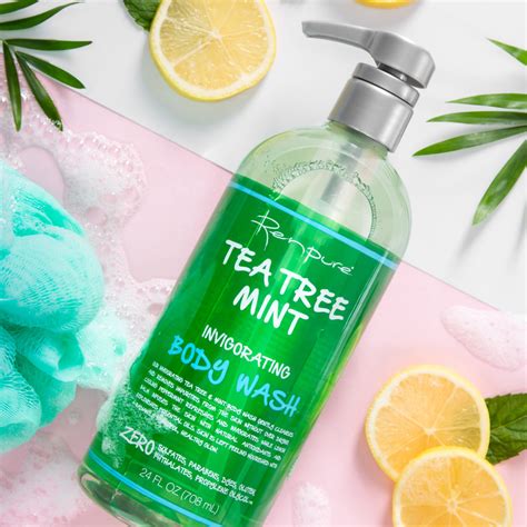 Tea Tree Mint Invigorating Body Wash Renpure