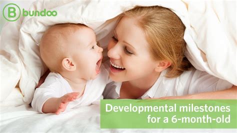 Also, most babies by this age have figured out that rolling over is the best. Developmental milestones for a 6-month-old baby - YouTube